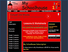 Tablet Screenshot of myschoolhouse.com